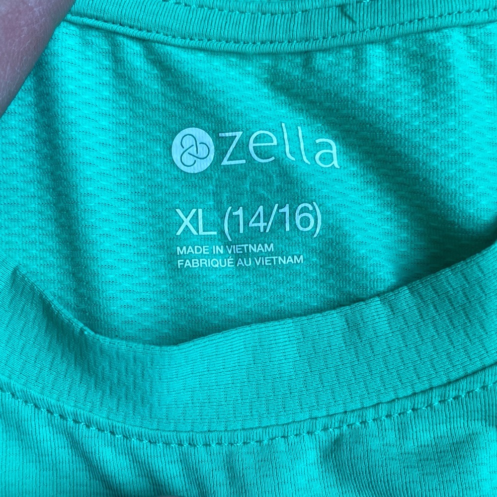 Zella Short Sleeve Active Tee in Aqua - Picture 3 of 9